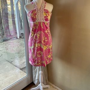Lilly Pulitzer pink summer dress size 0.